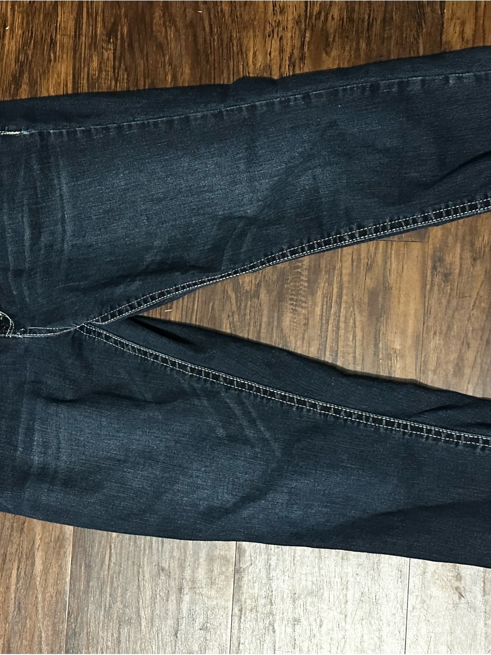 Wallflower Dark Blue Straight Leg Jeans